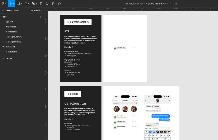 Plantilla de Figma para comenzar tus diseños
