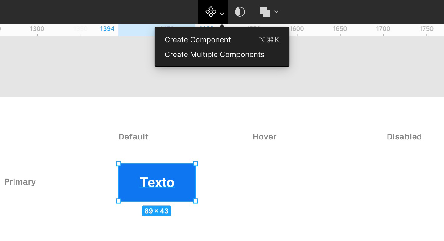 Multiple Components en Figma