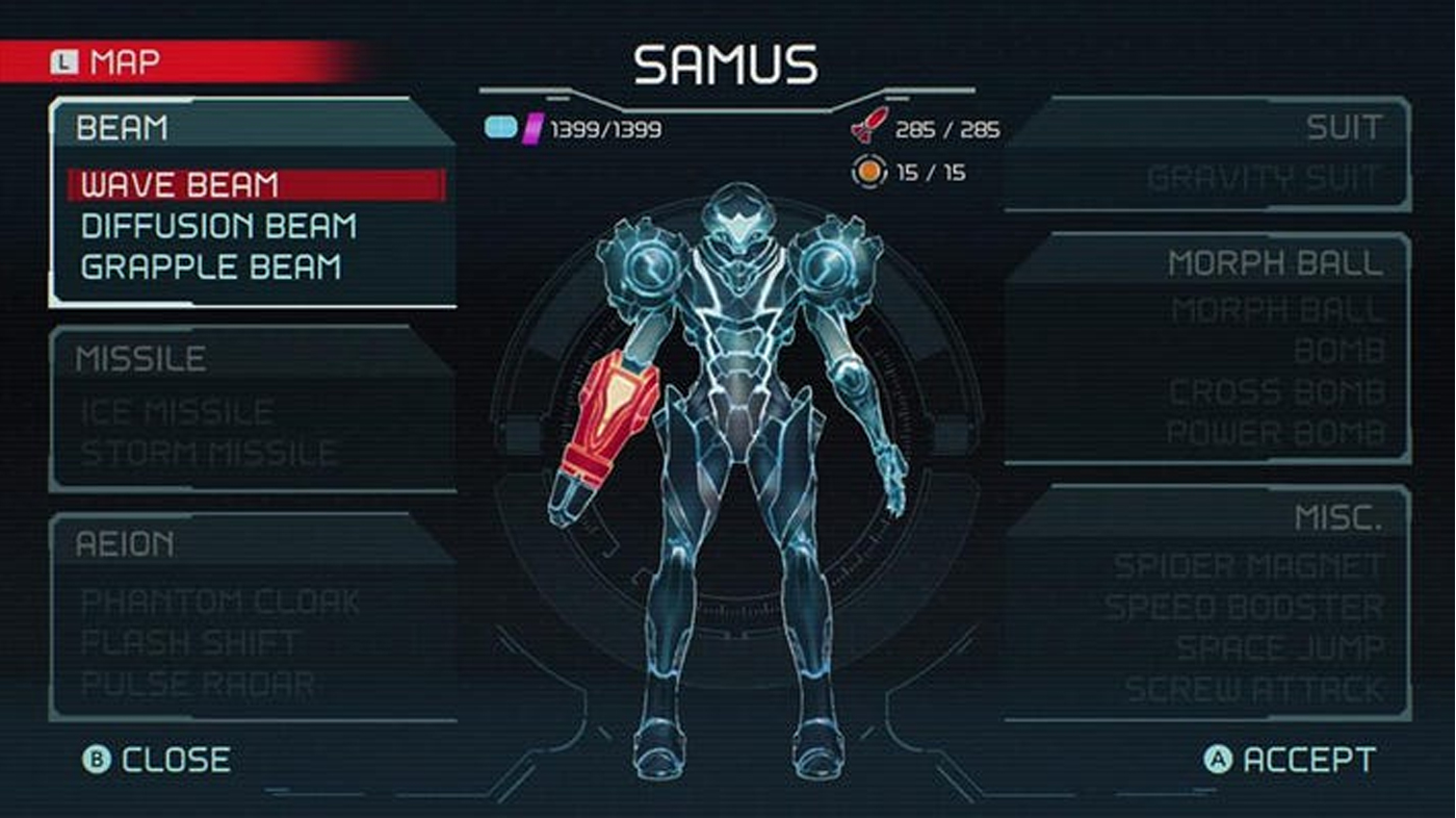 Habilidades (actuales y futuras) de Samus Aran
