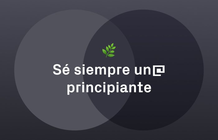 Diseña con mentalidad de principiante