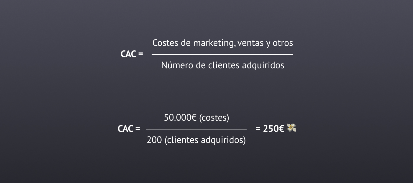 Calcular coste de adquisición (CAC)
