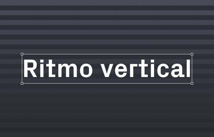 Ritmo vertical en el diseño de interfaces