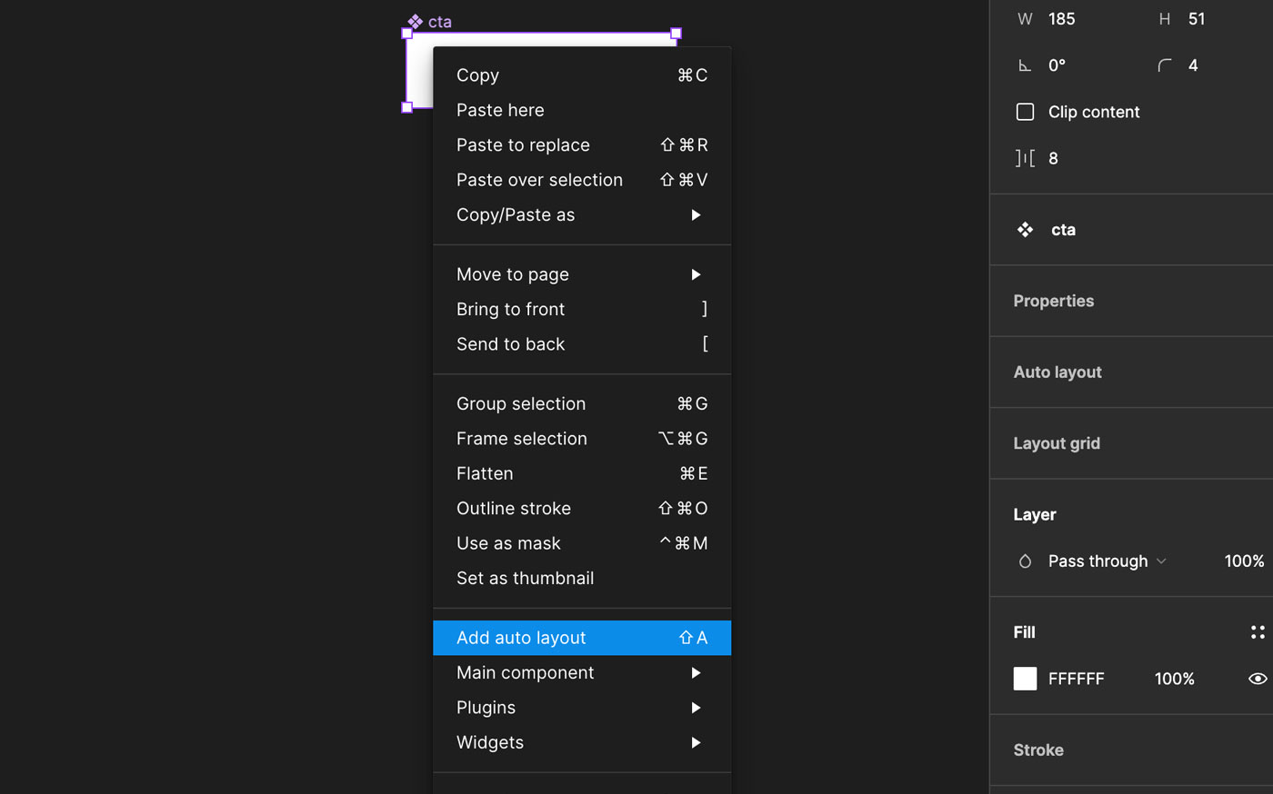 Aplica Auto Layout con el menú secundario